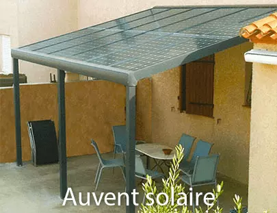 Image auvent solaire