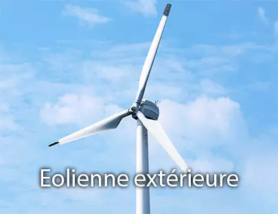 Image eolienne exterieure