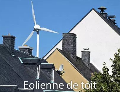 Image eolienne toit